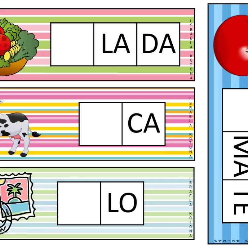 Atividades de Alfabetização: Aprendendo com Palavras 6