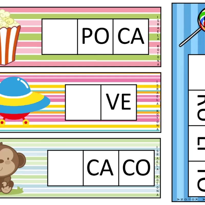 Atividades de Alfabetização: Aprendendo com Palavras 7