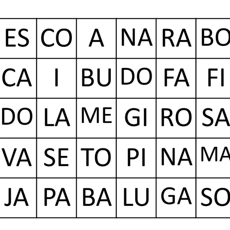 Atividades de Alfabetização: Aprendendo com Palavras 10