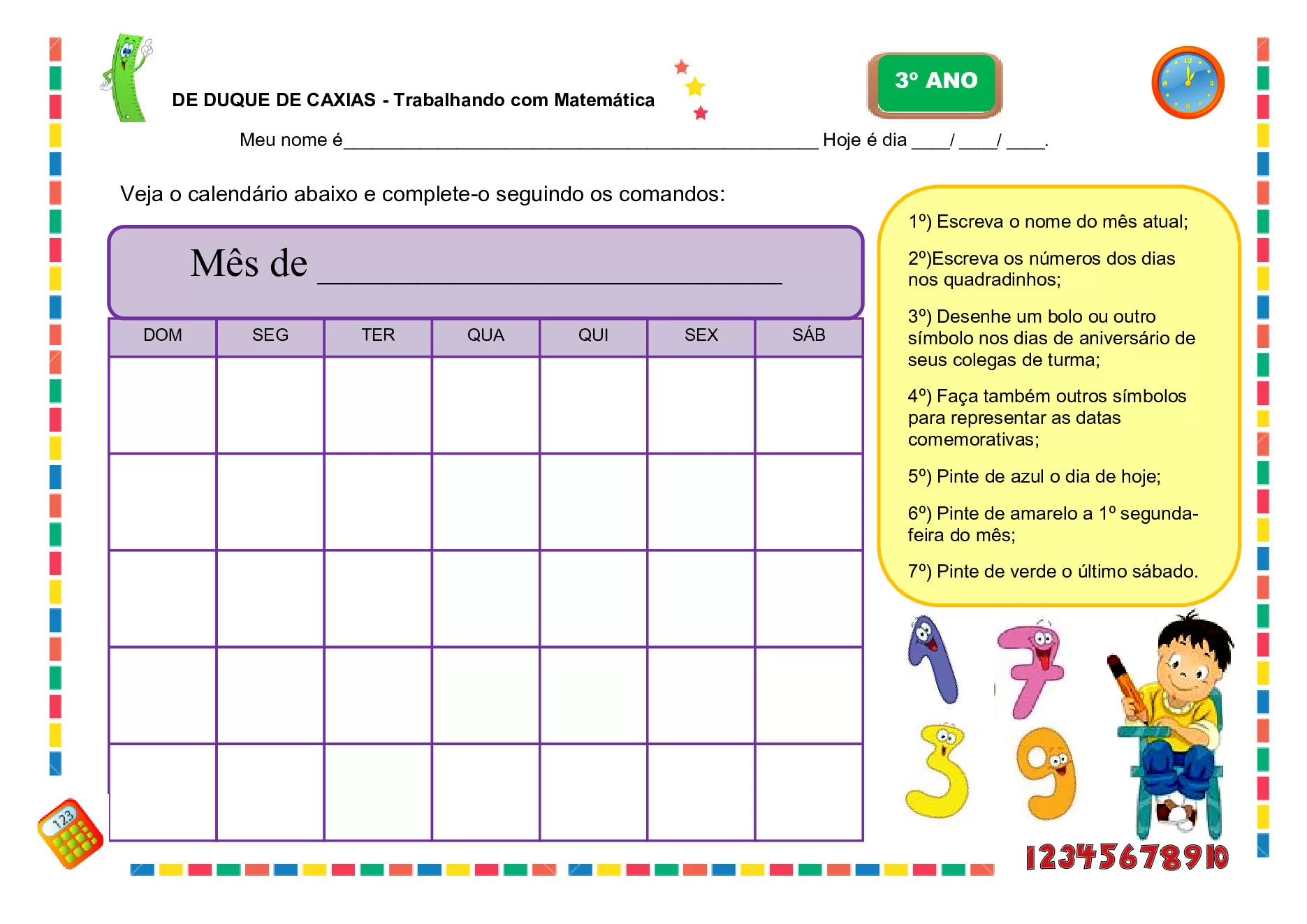 Planos de aulas BNCC para 3º ano de Matemática — p2 | Ensino Já atividades para educação infantil (ensinoja.com)