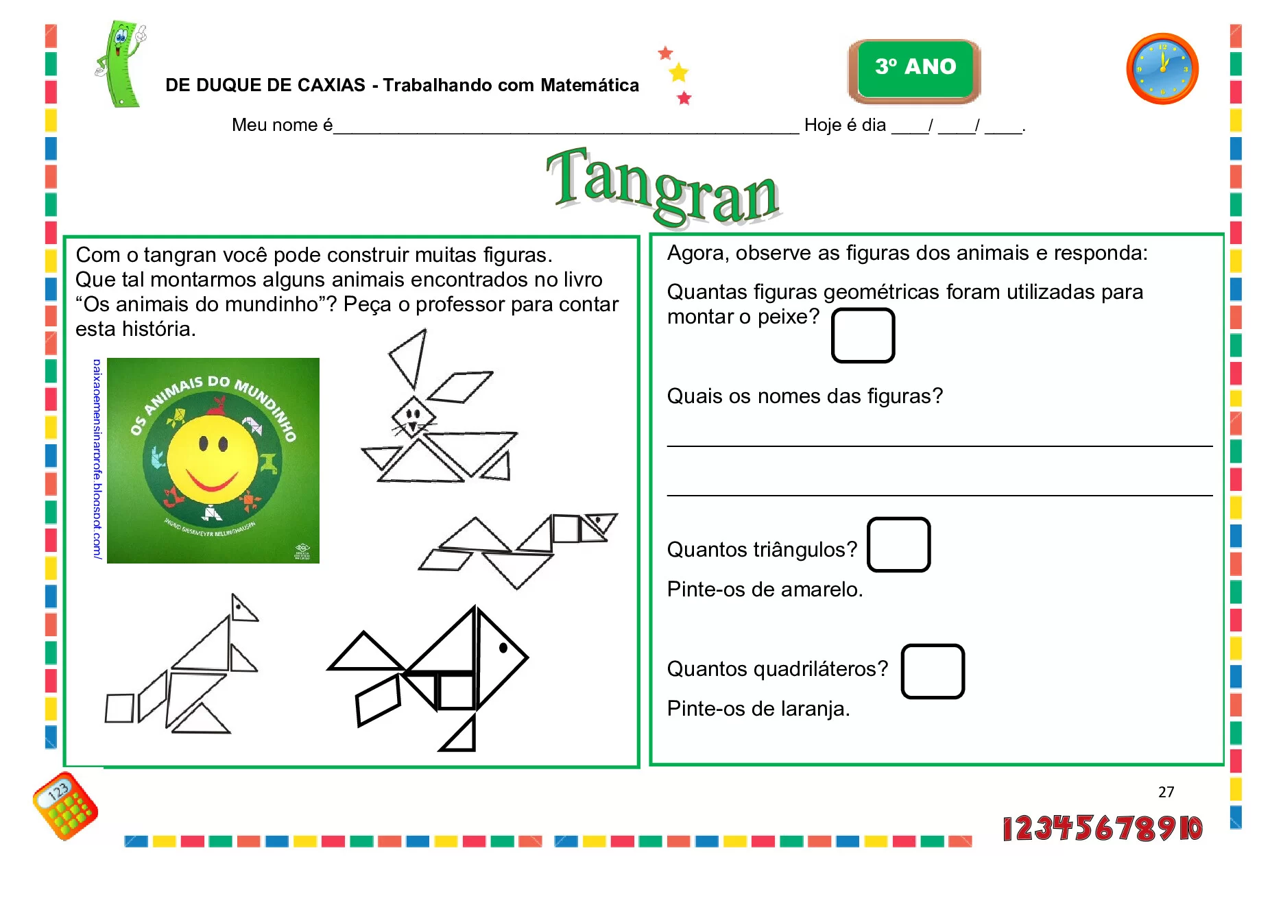Planos de aulas BNCC para 3º ano de Matemática — p11 | Ensino Já atividades para educação infantil (ensinoja.com)