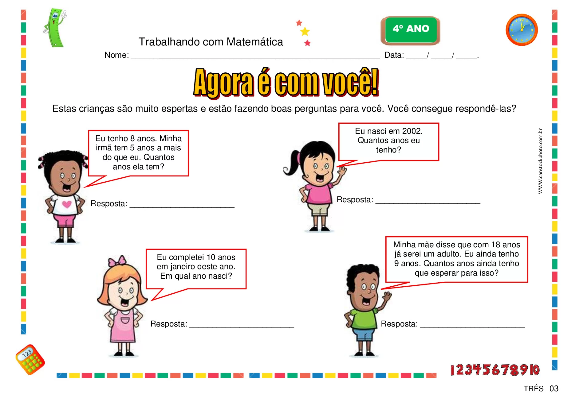 Planos de aulas BNCC para o 4º ano de Matemática — p3 | Ensino Já atividades para educação infantil (ensinoja.com)