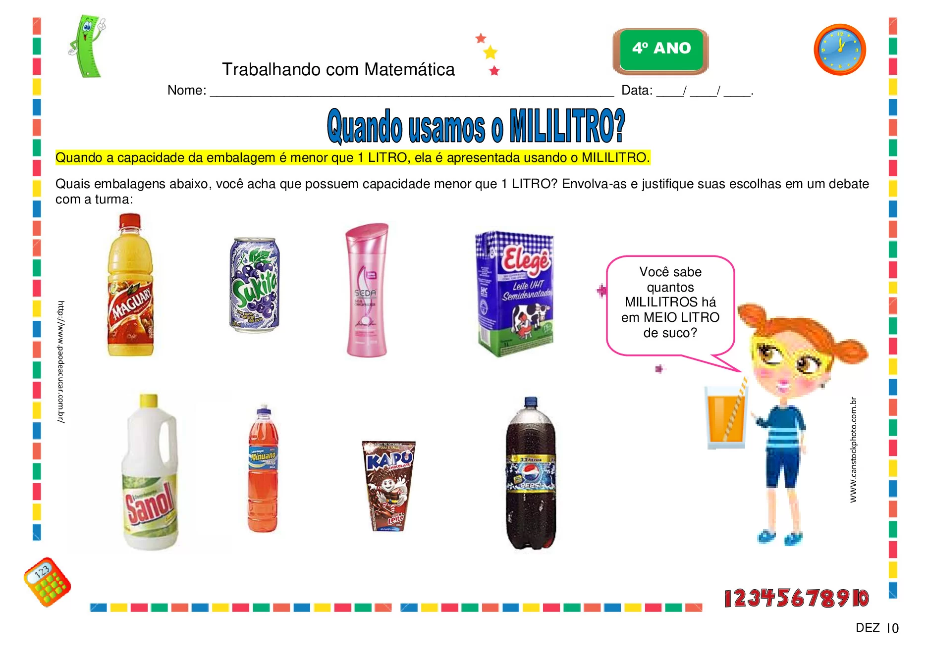 Planos de aulas BNCC para o 4º ano de Matemática — p10 | Ensino Já atividades para educação infantil (ensinoja.com)