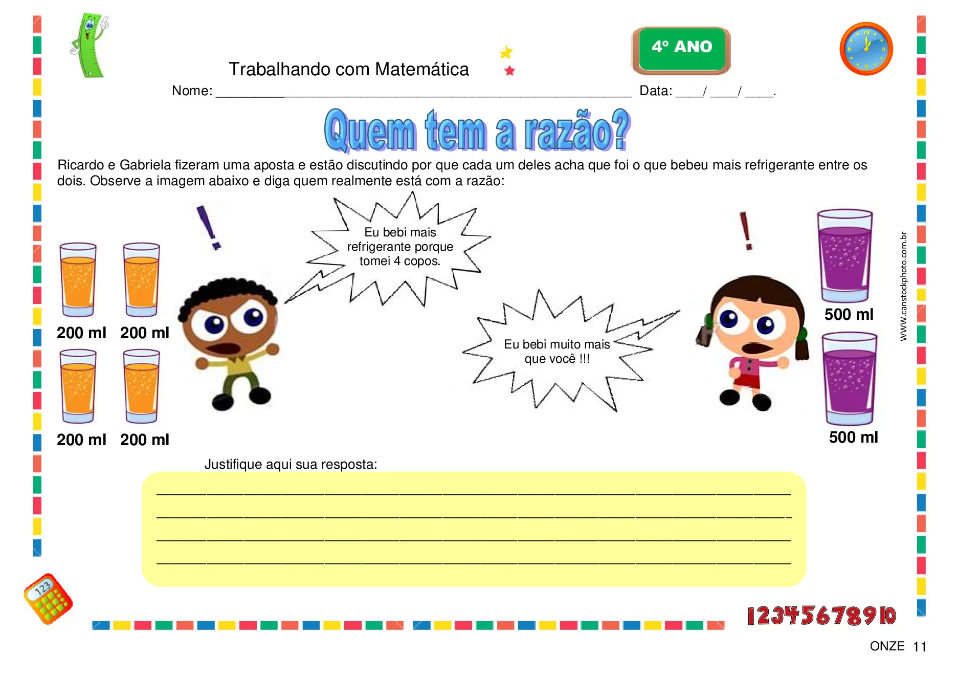 Planos de aulas BNCC para o 4º ano de Matemática — p11 | Ensino Já atividades para educação infantil (ensinoja.com)