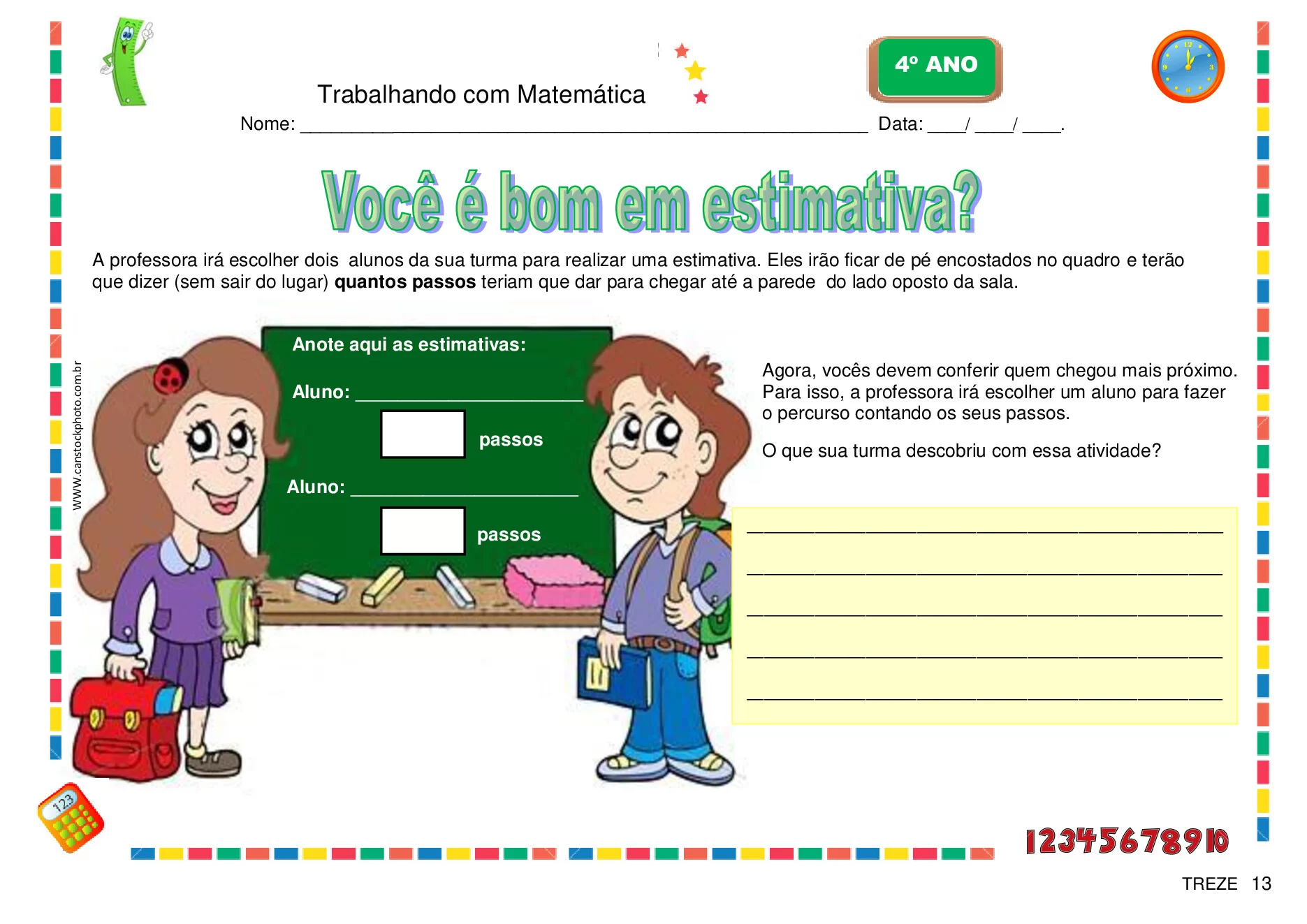 Planos de aulas BNCC para o 4º ano de Matemática — p13 | Ensino Já atividades para educação infantil (ensinoja.com)