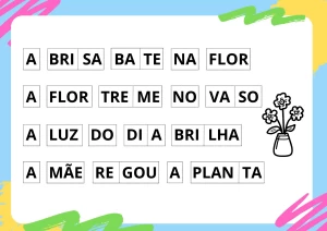Textos com sílabas complexas para imprimir (PDF) — p1 | Ensino Já atividades para educação infantil (ensinoja.com)