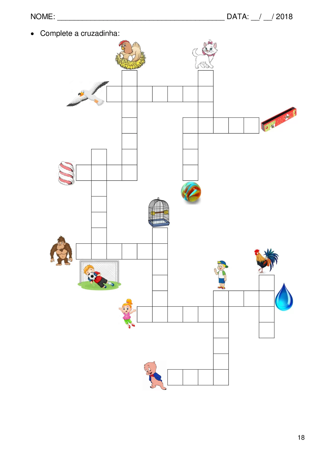 Atividades de alfabetização com sílabas simples para imprimir — p18 | Ensino Já atividades para educação infantil (ensinoja.com)