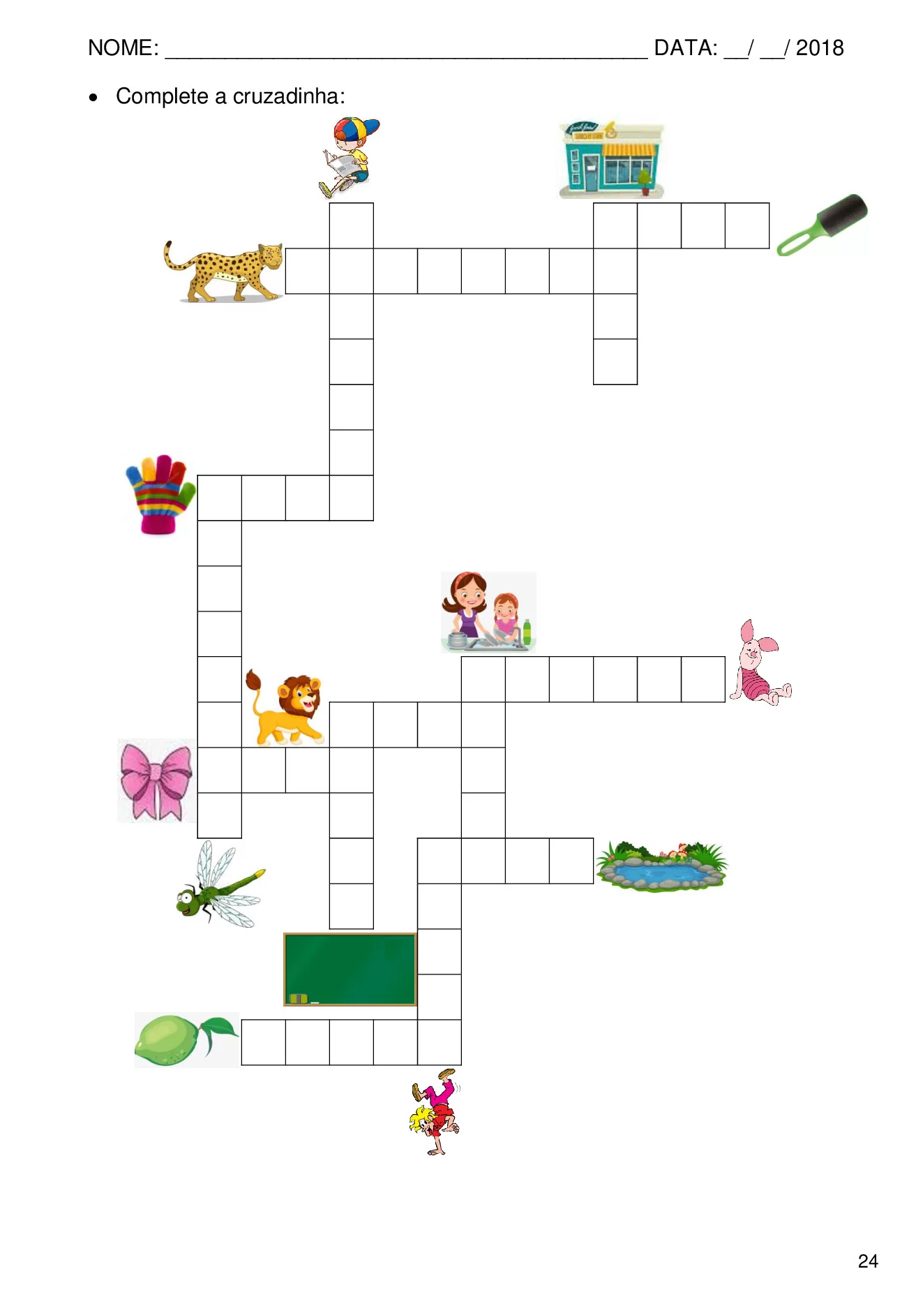 Atividades de alfabetização com sílabas simples para imprimir — p24 | Ensino Já atividades para educação infantil (ensinoja.com)