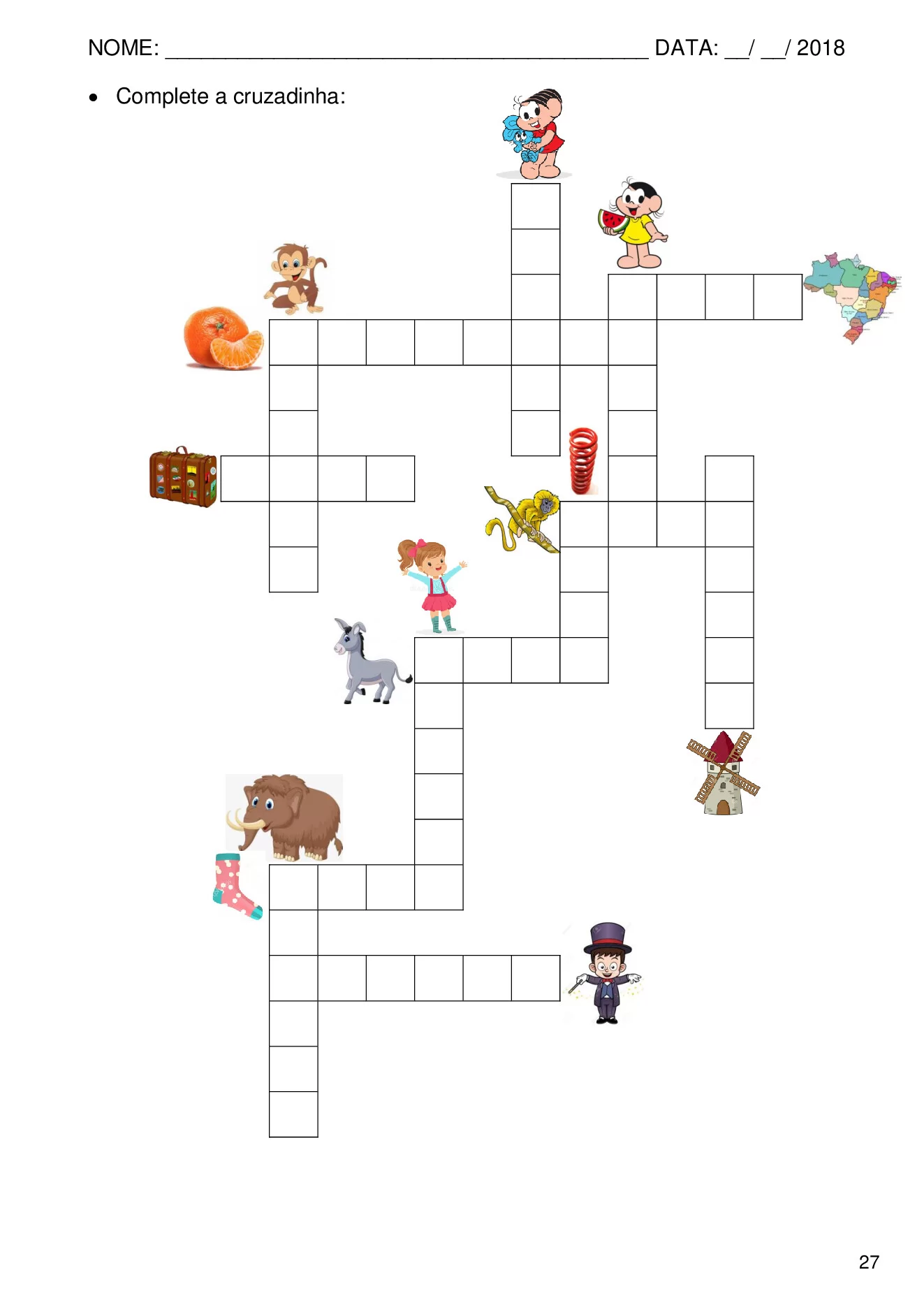 Atividades de alfabetização com sílabas simples para imprimir — p27 | Ensino Já atividades para educação infantil (ensinoja.com)