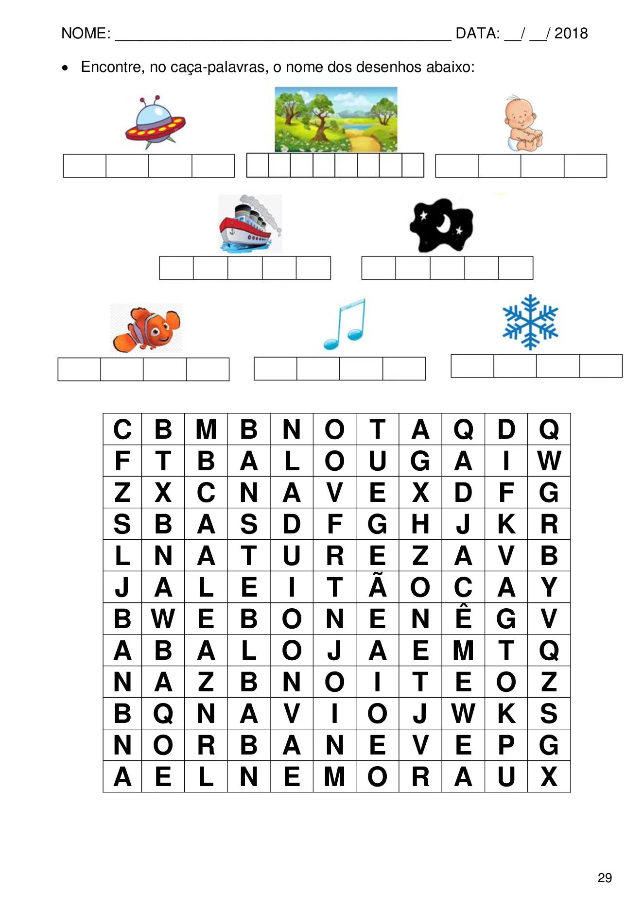Atividades de alfabetização com sílabas simples para imprimir — p29 | Ensino Já atividades para educação infantil (ensinoja.com)