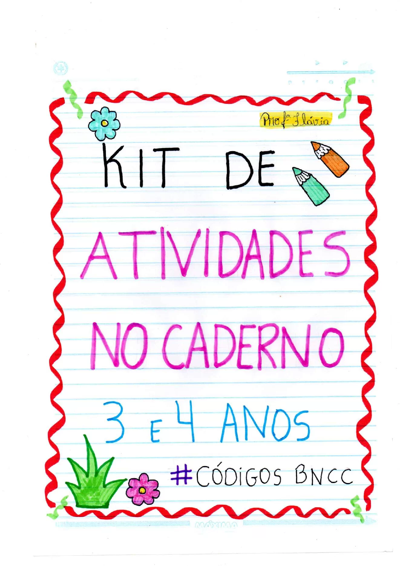 Kit de atividades para crianças de 3 e 4 anos — p1 | Ensino Já atividades para educação infantil (ensinoja.com)