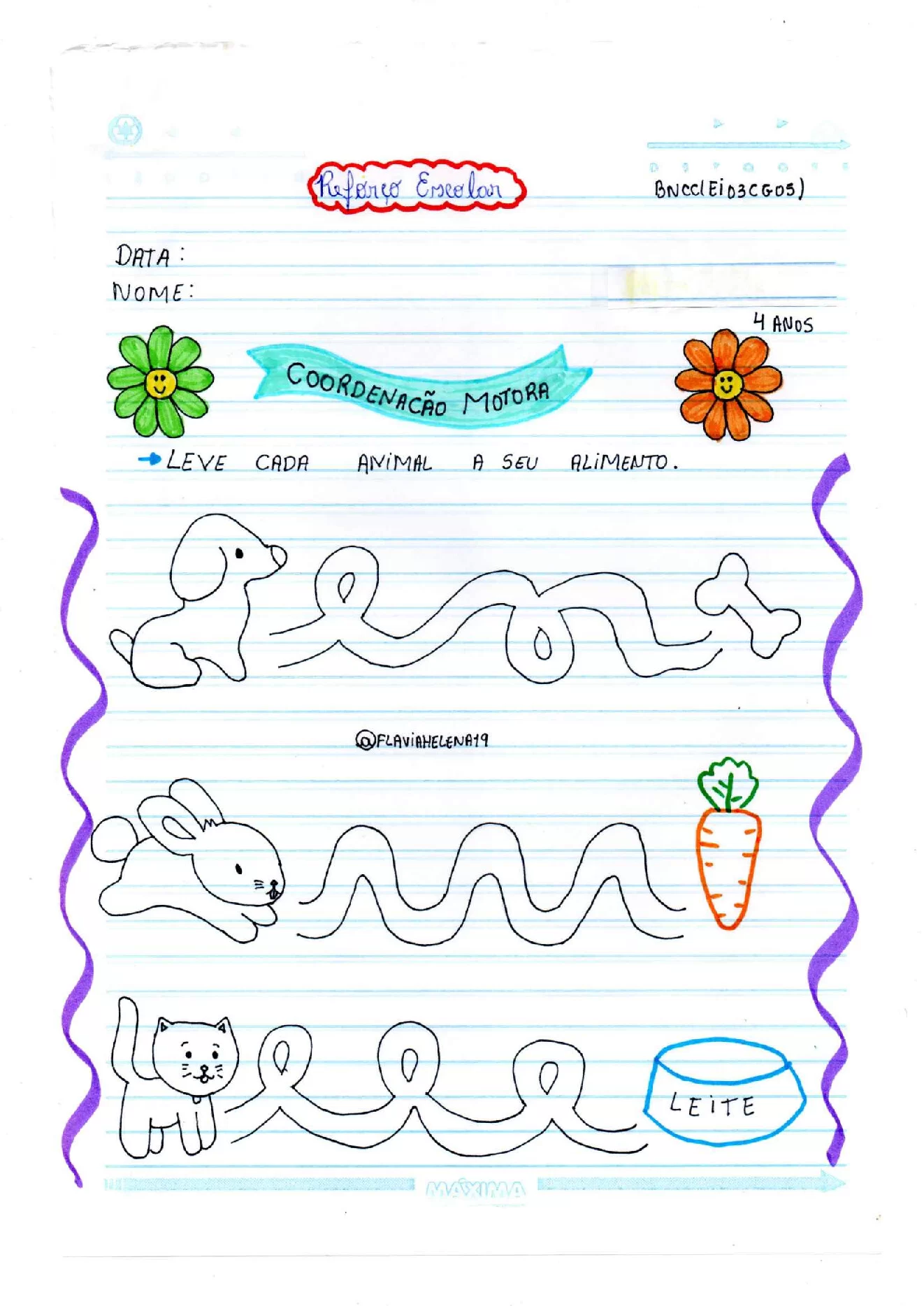 Kit de atividades para crianças de 3 e 4 anos — p22 | Ensino Já atividades para educação infantil (ensinoja.com)