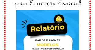 Modelos de relatórios para educação especial — p1 | Ensino Já atividades para educação infantil (ensinoja.com)