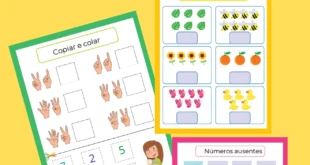 Atividades de contagem com as mãos para crianças — p1 | Ensino Já atividades para educação infantil (ensinoja.com)