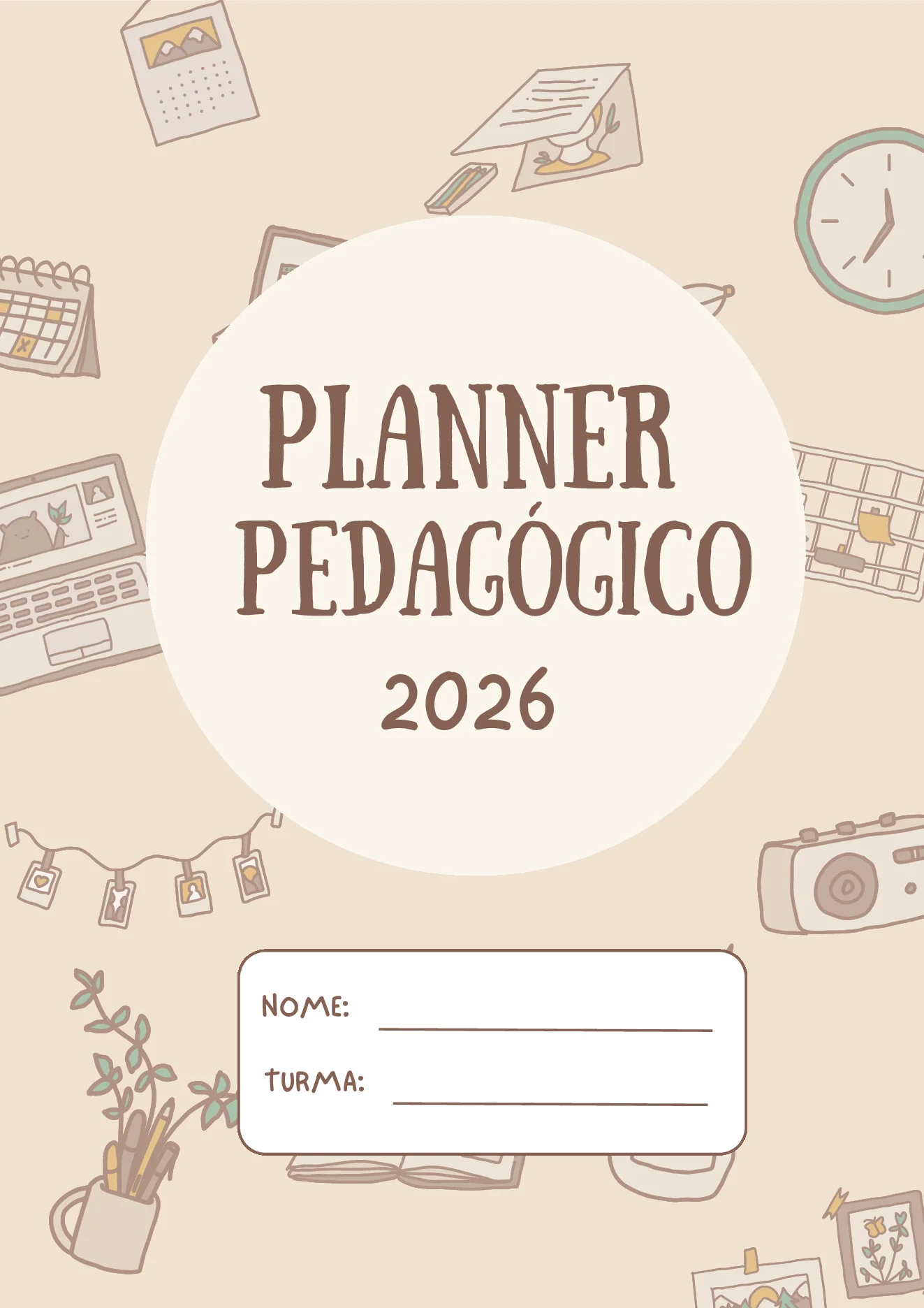 Planner pedagógico 2026 para professores (PDF) – 30 páginas — p1 | Ensino Já atividades para educação infantil (ensinoja.com)