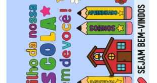 Painel volta às aulas para imprimir: bem-vindos — p1 | Ensino Já atividades para educação infantil (ensinoja.com)